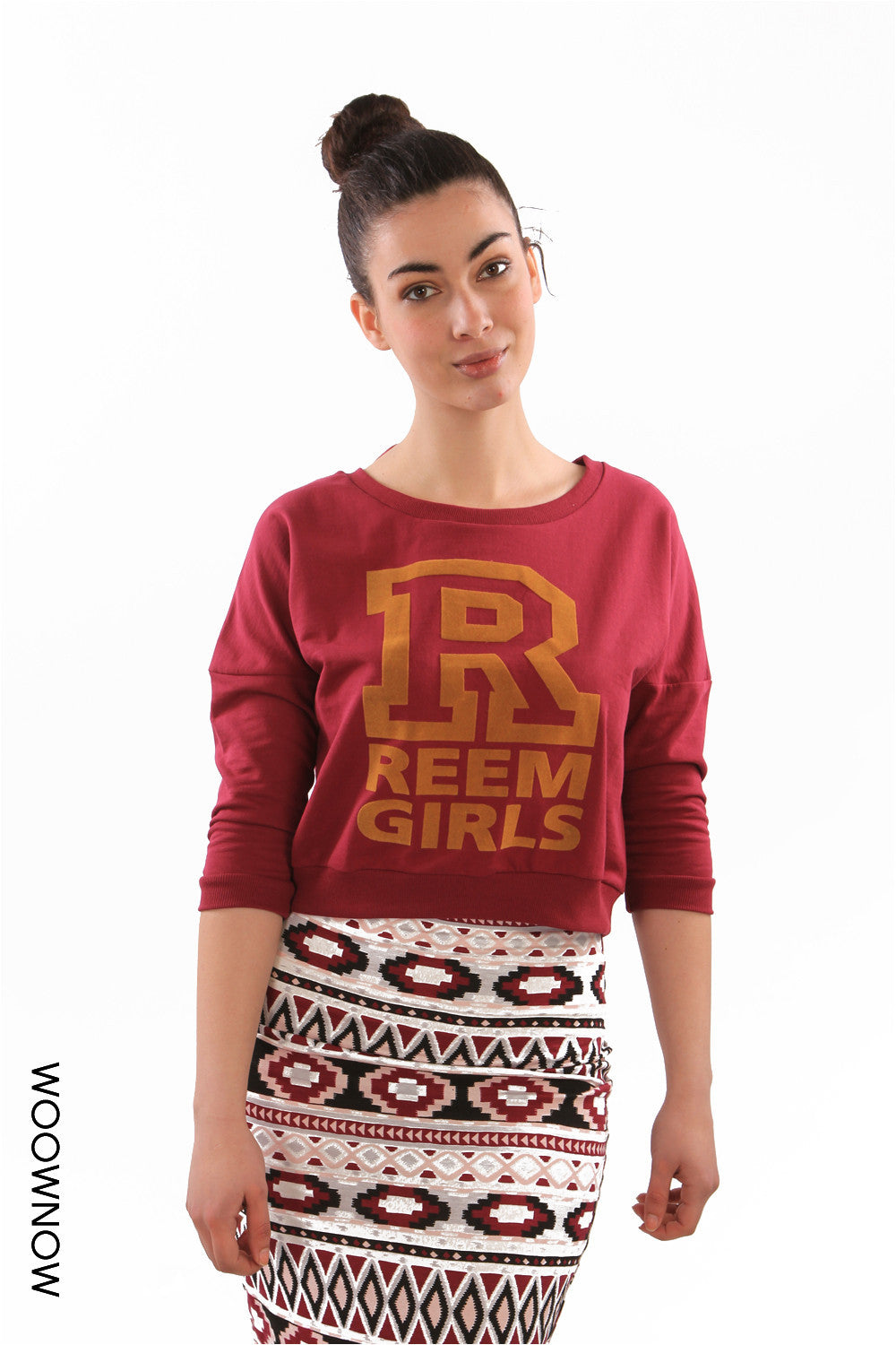 Reem Grils Crop Sweatshirt