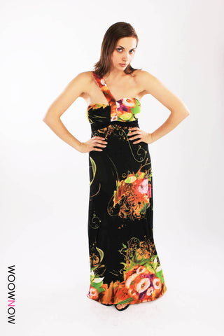 Maxi Dress with Shoulder Strap