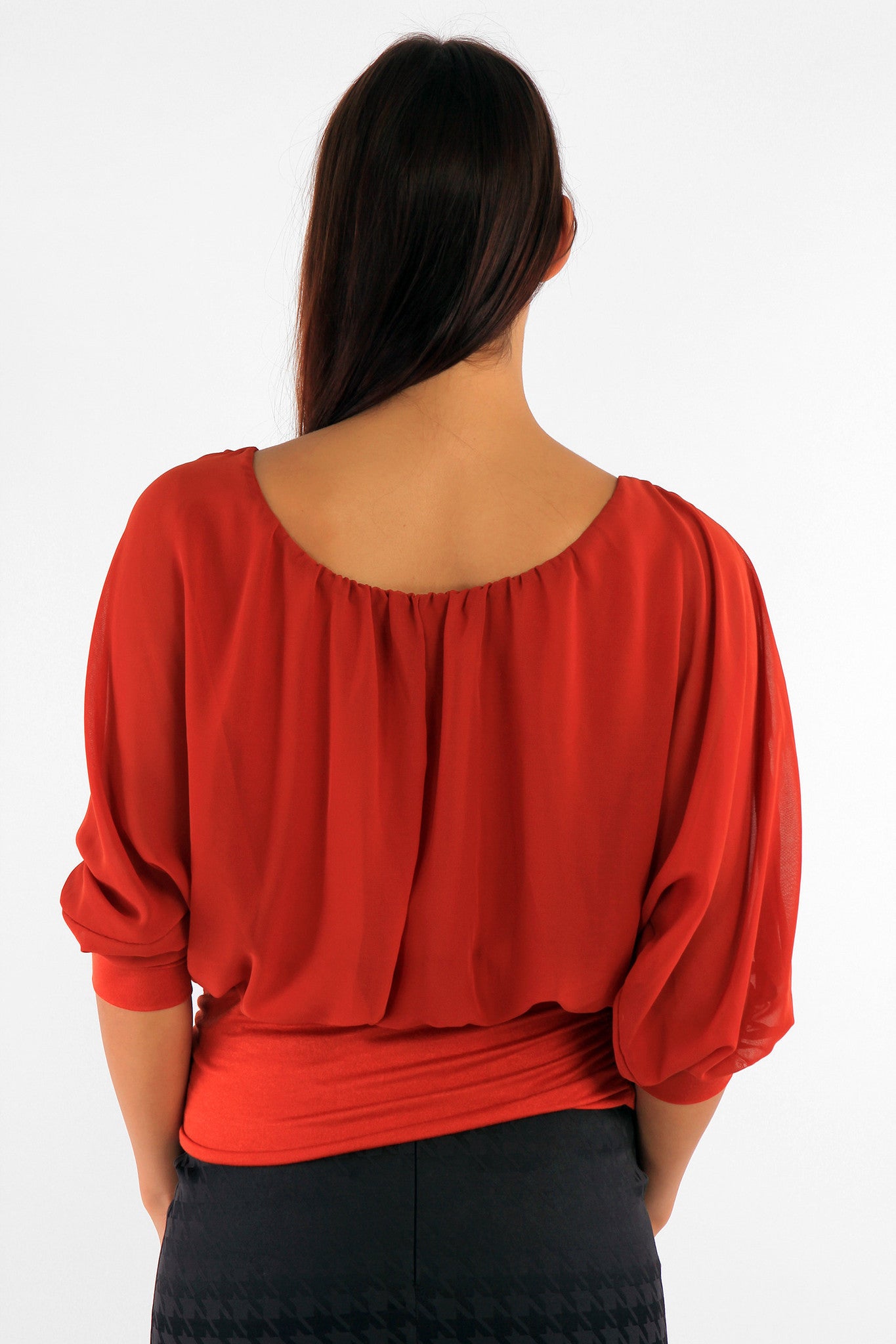 Batwing Sleeve Blouse