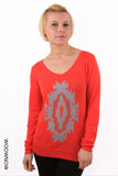 Aztec Dream Hi-Lo Hem Knit Jumper