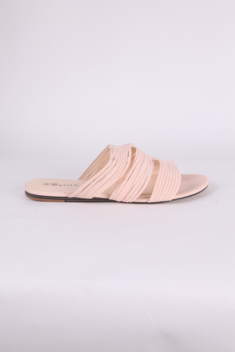 Slashed Slipper Style Sandal