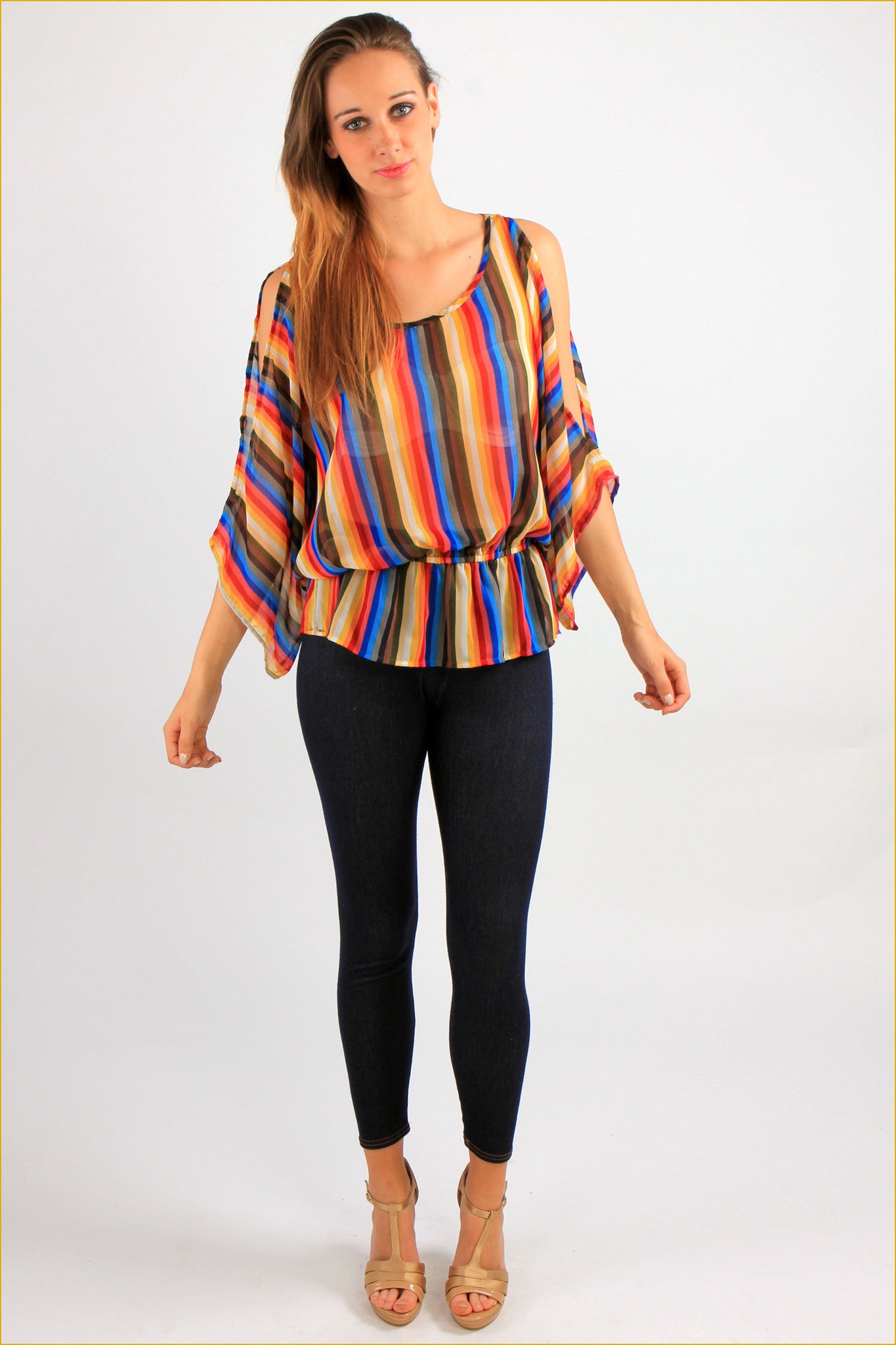 Multicolour Stripes Blouse