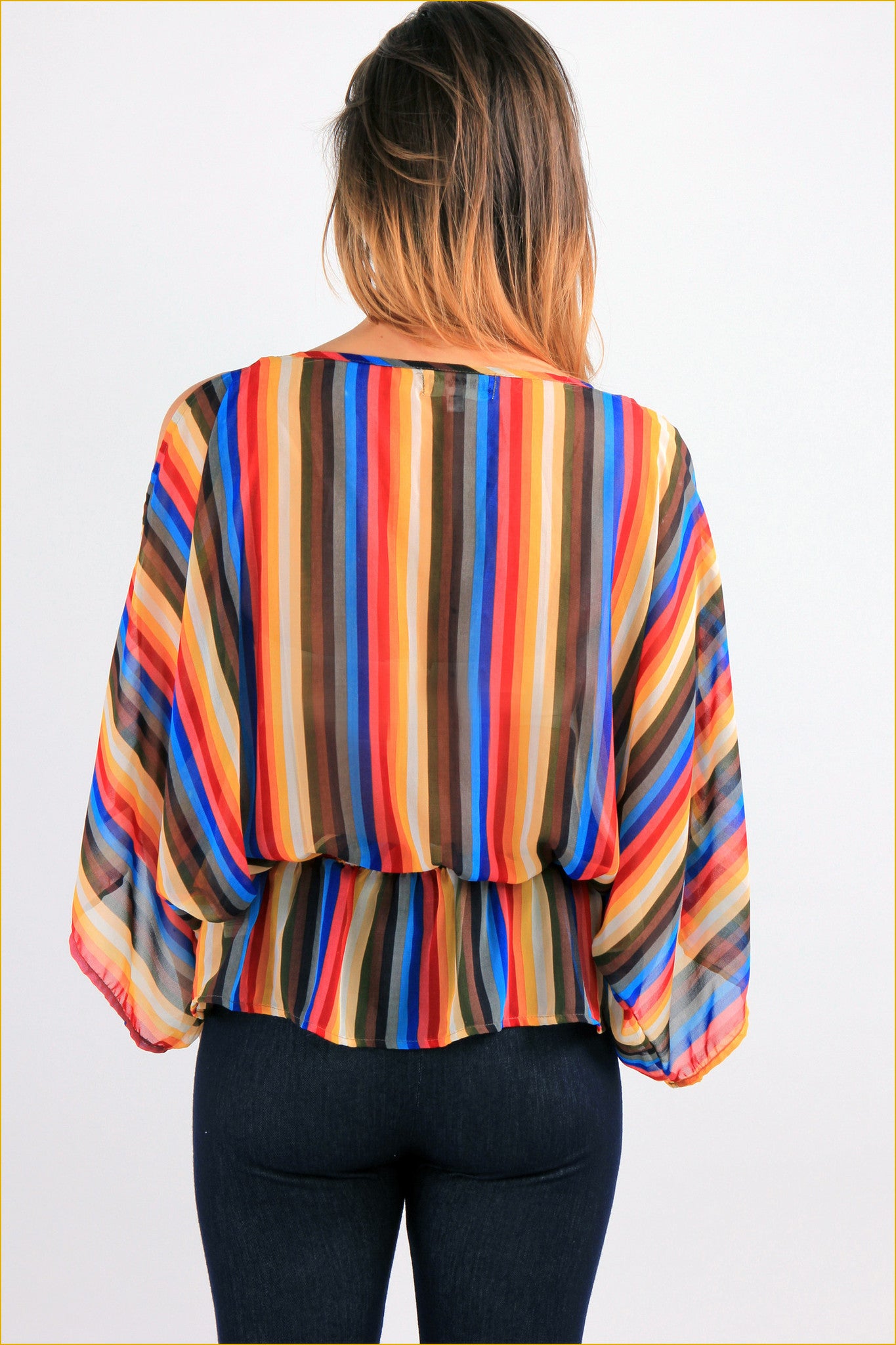 Multicolour Stripes Blouse