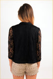 Lace Design Blazer