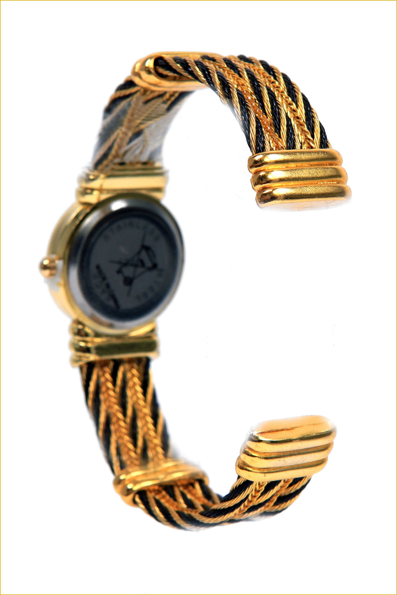 Round Braided Analogue Bracelet Watch