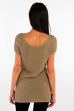 Comfortable Fine Knit Mini Dress