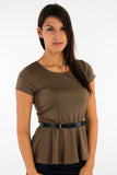 Peplum Office Top