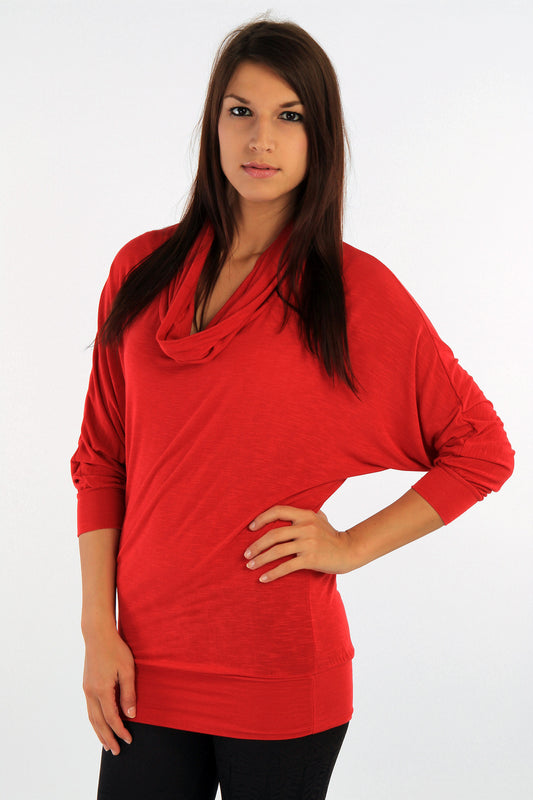 Cowl Neck Relaxed Top