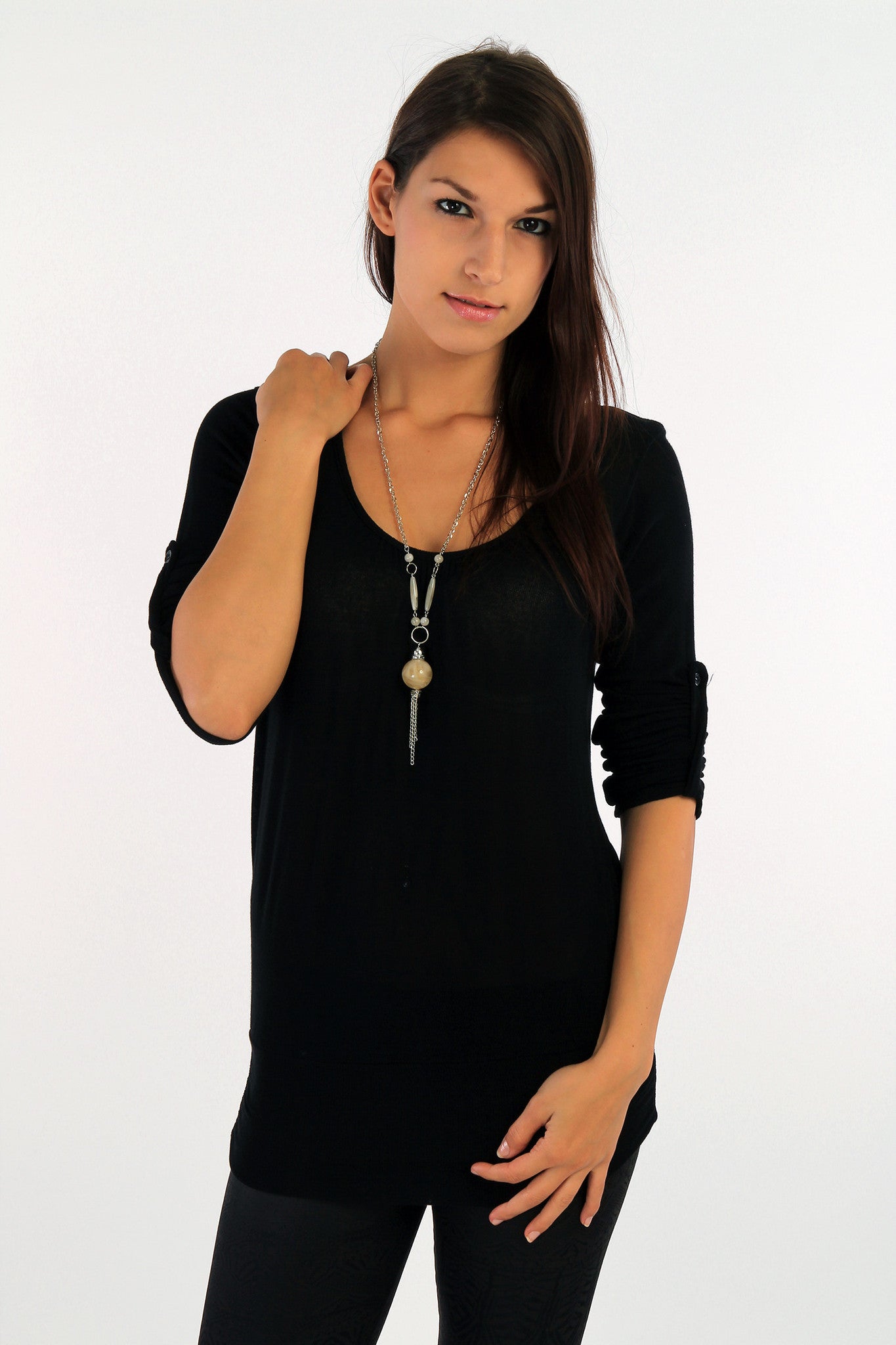 High Fashion Top with Necklace