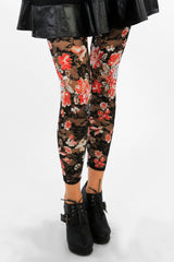 Ankle Mesh Socks with Floral Design