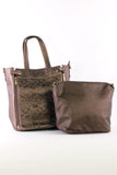 Lace Insert Tote Bag and Case