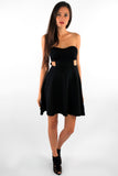 Skater Dress with Cut-Out Side Panel