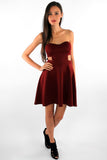 Skater Dress with Cut-Out Side Panel