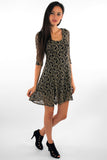 Paisley Lace Skater Dress