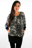 Longline Leopard Jumper