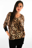 Longline Leopard Jumper