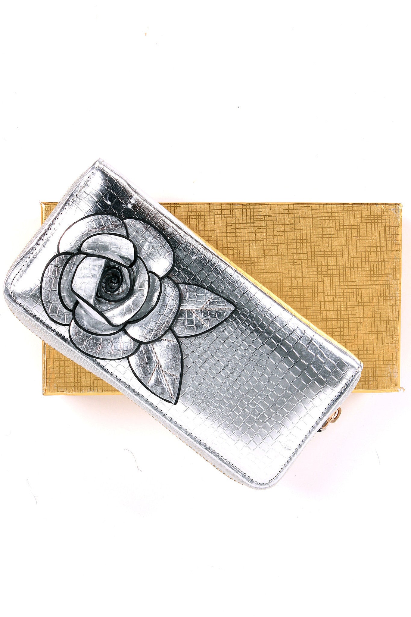 Floral Detail Wallet