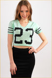 23 Print Crop Top