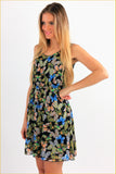 Butterflies Printed Mini Dress