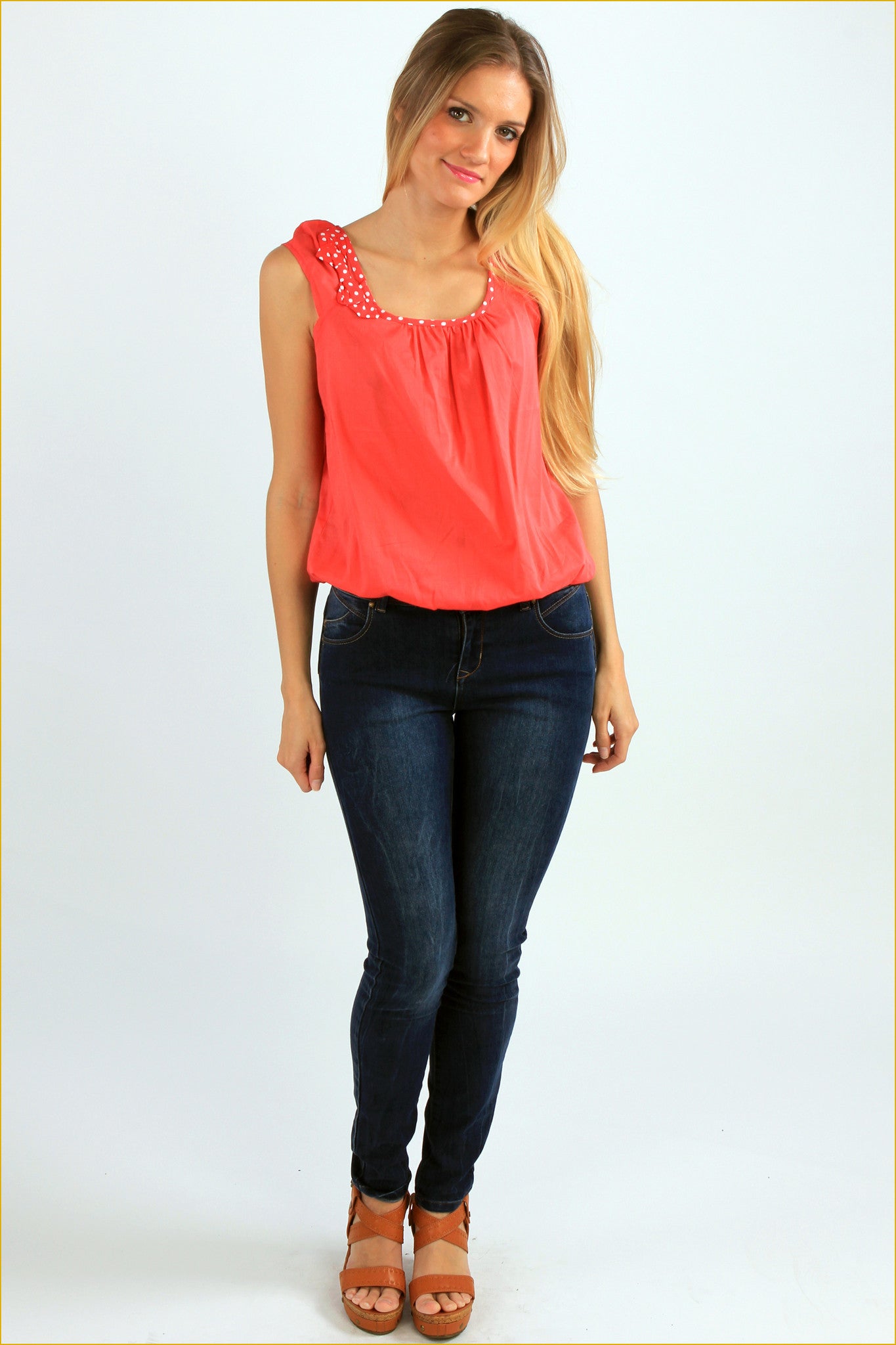 Bow Detail Top