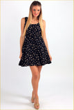 Birds Print Mini Dress