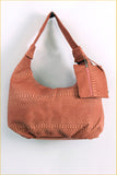 Mock Snake Skin Hobo Bag