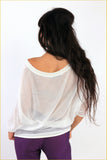 Femme Sheer Back Top