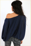 Star Batwing Sleeve Blouse