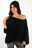 Star Batwing Sleeve Blouse