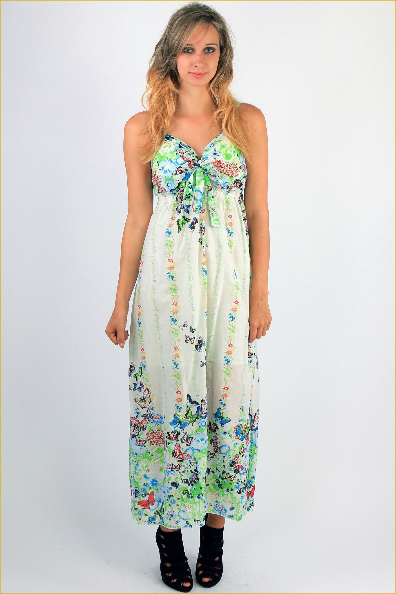 Padded Maxi Sundress