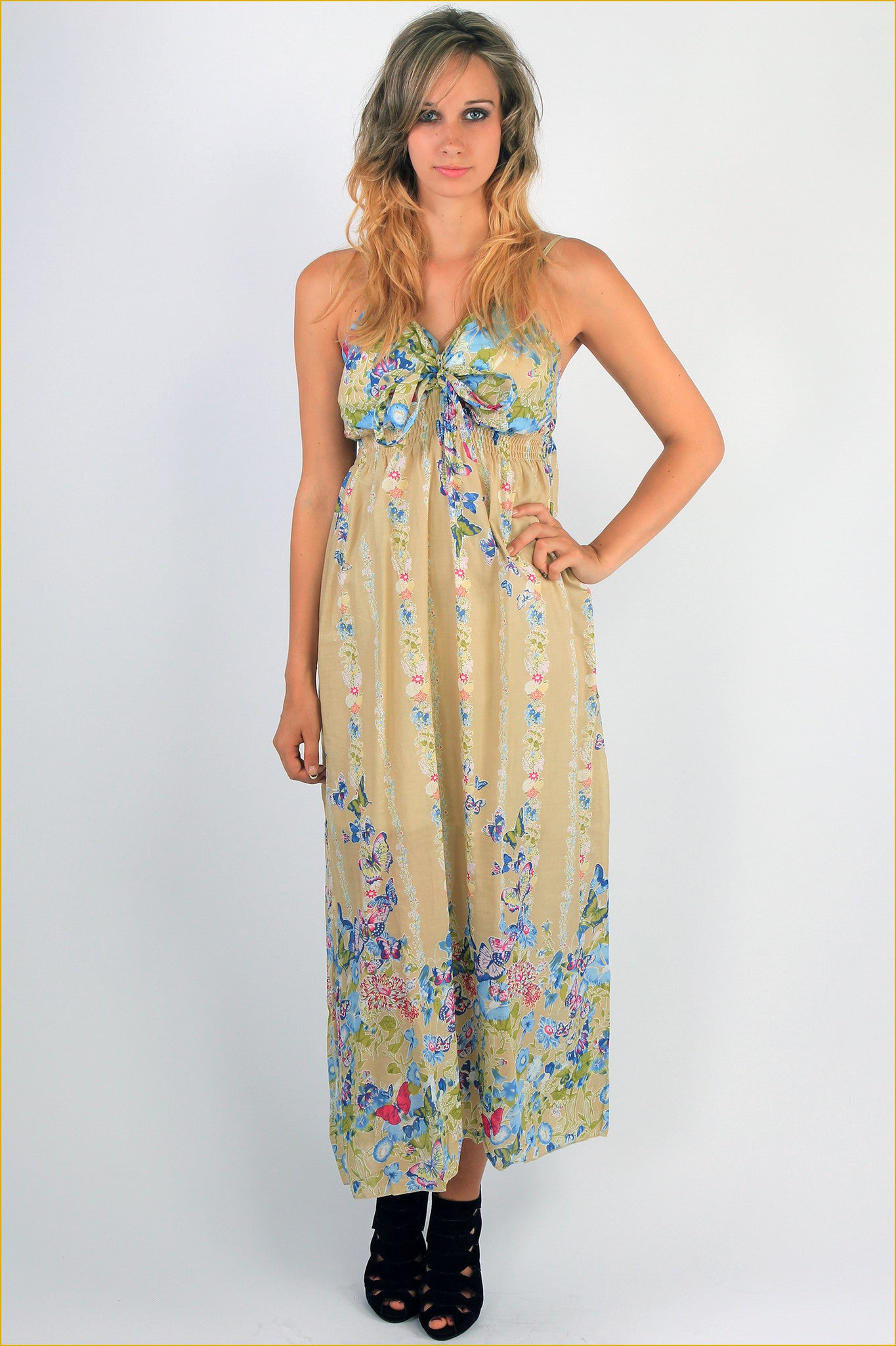 Padded Maxi Sundress