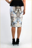 Kaleidoscopic Midi Skirt