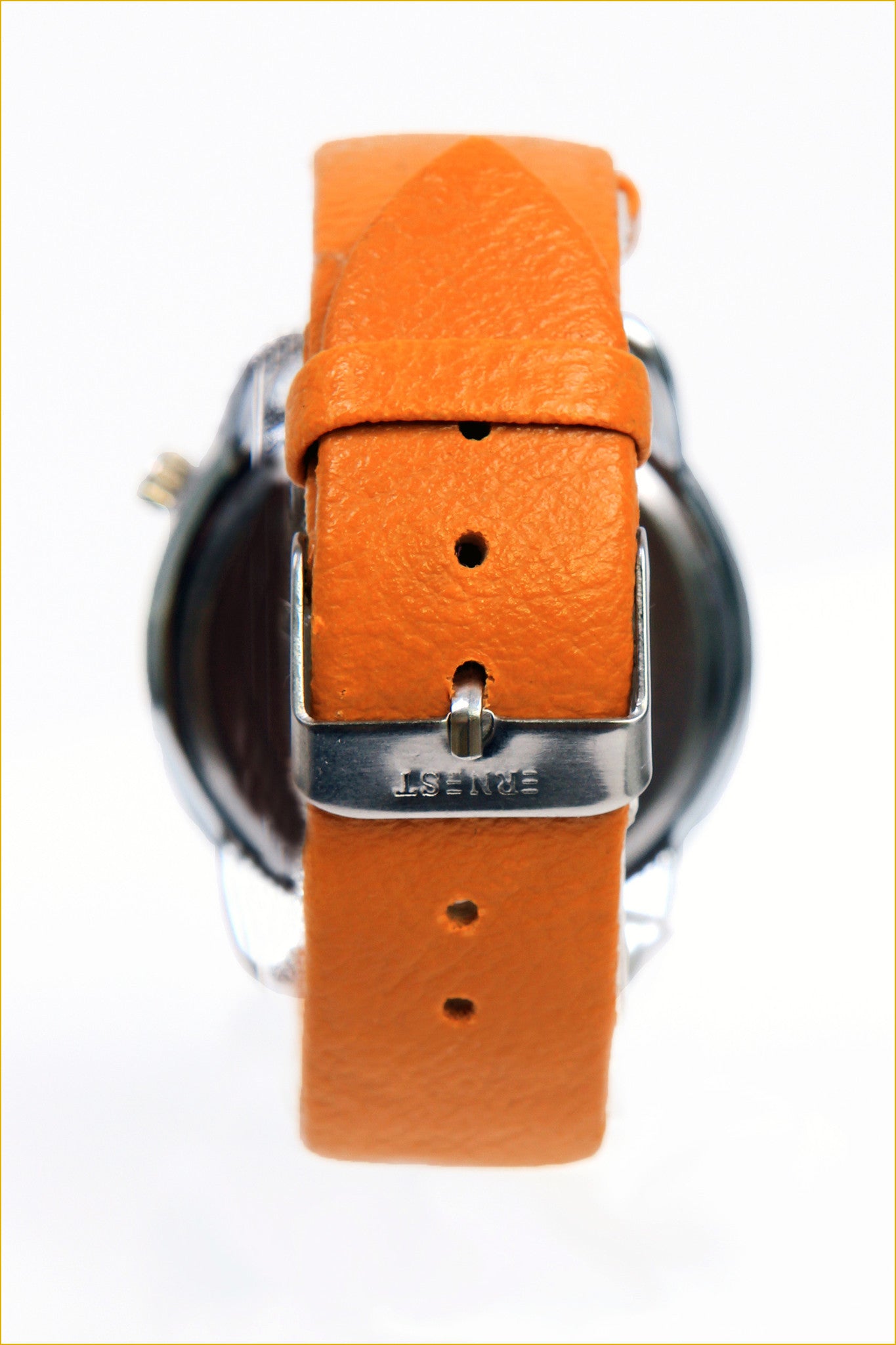 Round Face Analogue Strap Watch