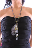 Feather Detail Necklace